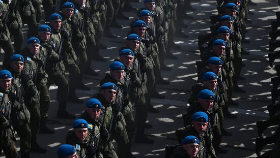 Russia WWII Victory Day Parade Rehearsal