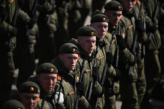 Russia WWII Victory Day Parade Rehearsal