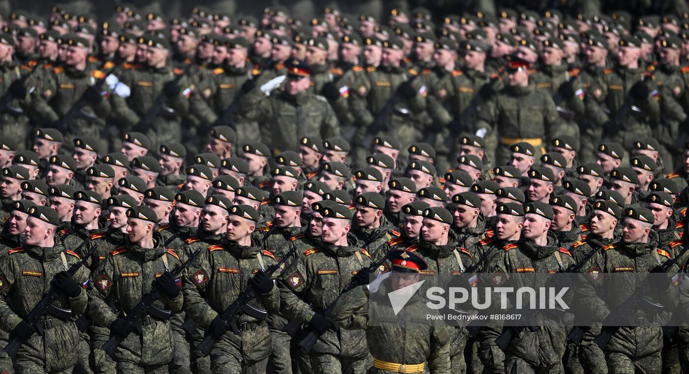 Russia WWII Victory Day Parade Rehearsal