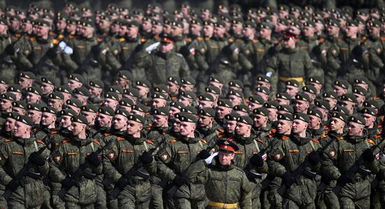 Russia WWII Victory Day Parade Rehearsal