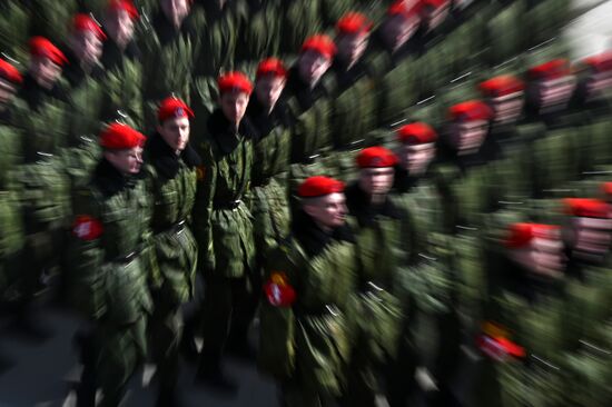 Russia WWII Victory Day Parade Rehearsal