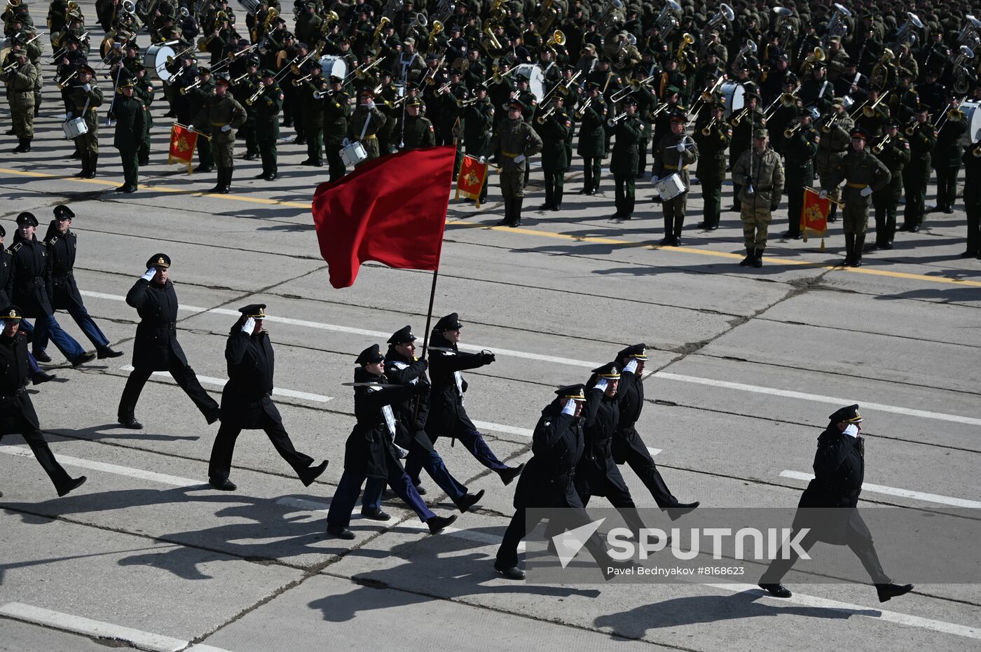 Russia WWII Victory Day Parade Rehearsal