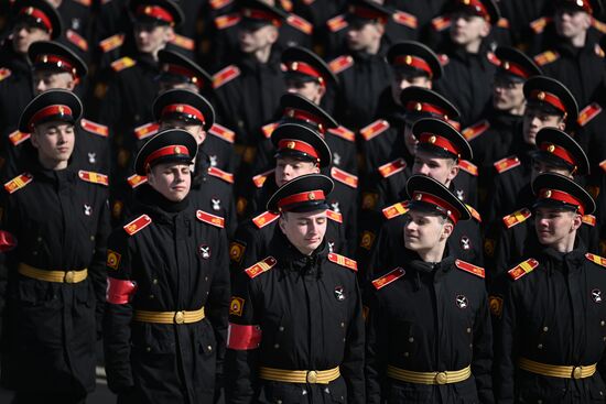 Russia WWII Victory Day Parade Rehearsal