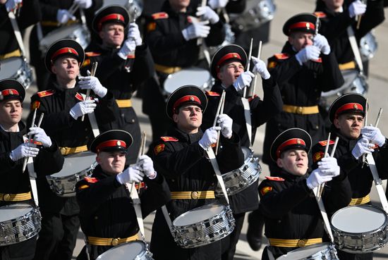 Russia WWII Victory Day Parade Rehearsal