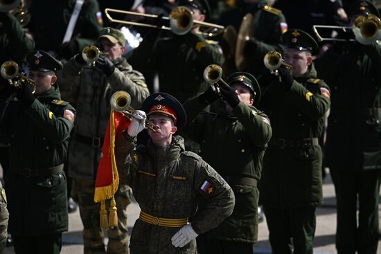 Russia WWII Victory Day Parade Rehearsal