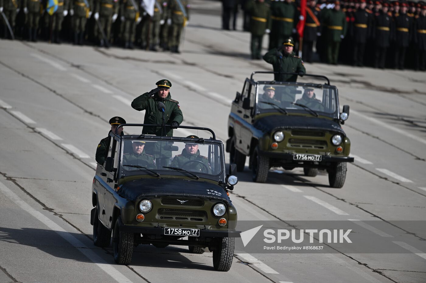 Russia WWII Victory Day Parade Rehearsal