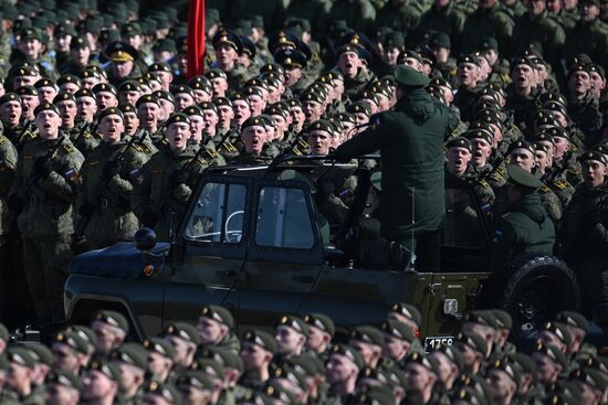 Russia WWII Victory Day Parade Rehearsal