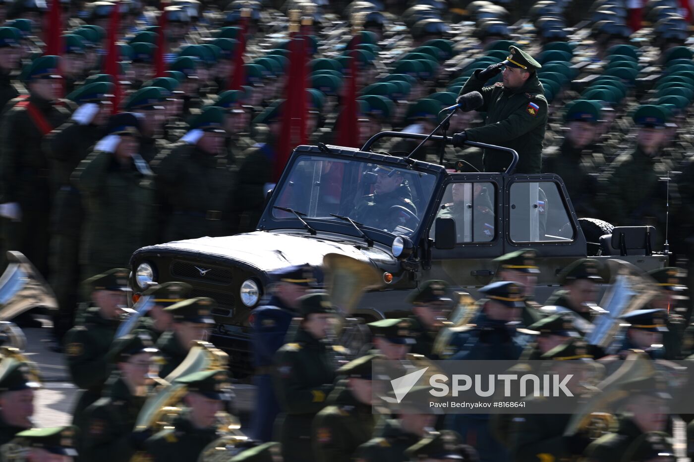 Russia WWII Victory Day Parade Rehearsal
