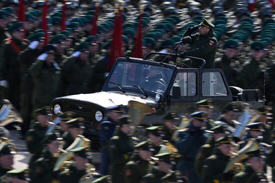 Russia WWII Victory Day Parade Rehearsal