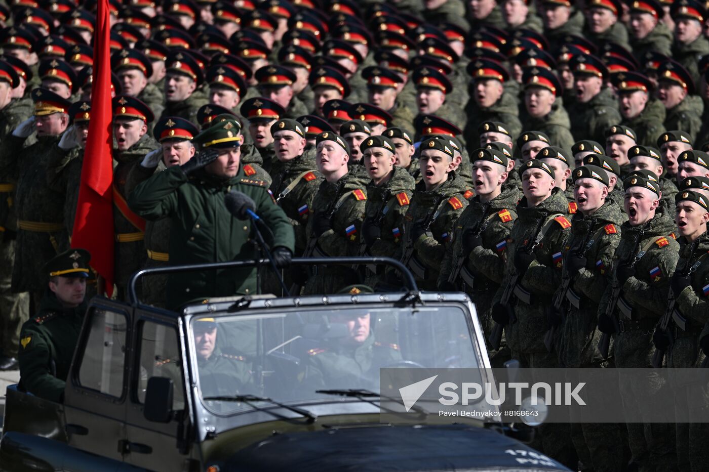 Russia WWII Victory Day Parade Rehearsal