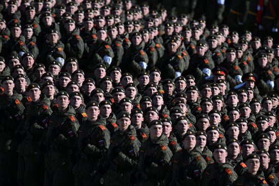 Russia WWII Victory Day Parade Rehearsal