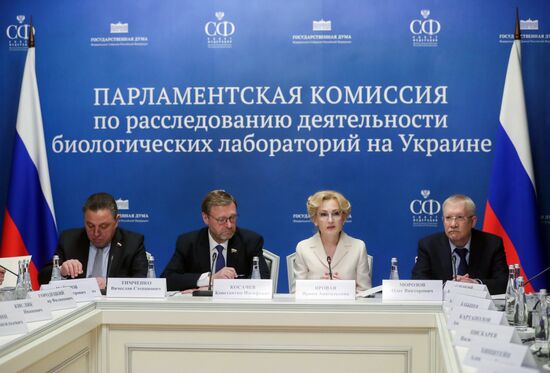 Russia Parliament Ukrainian Biolabs