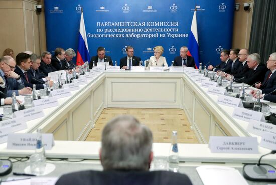 Russia Parliament Ukrainian Biolabs