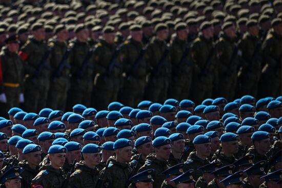Russia WWII Victory Day Parade Rehearsal