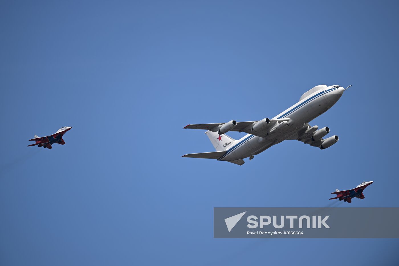 Russia Victory Day Parade Aerial Rehearsal