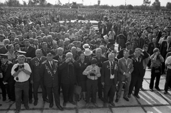 Memorial events at Kursk Salient