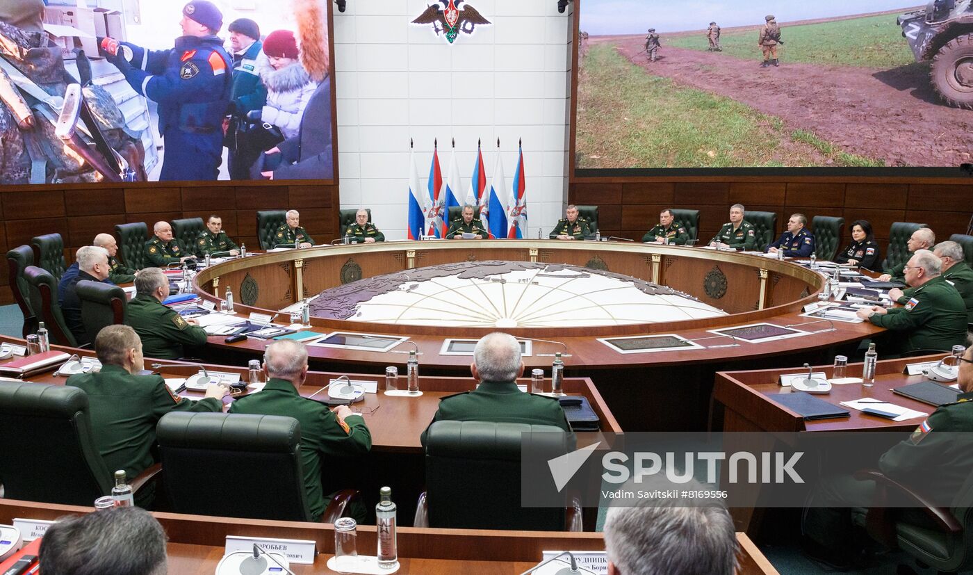 Russia Defence Ministry Board