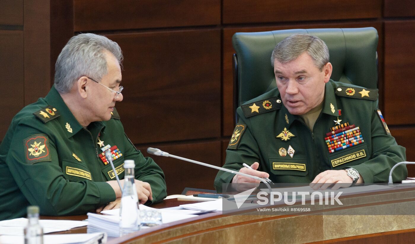 Russia Defence Ministry Board