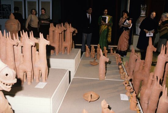India's Women exhibit in Moscow