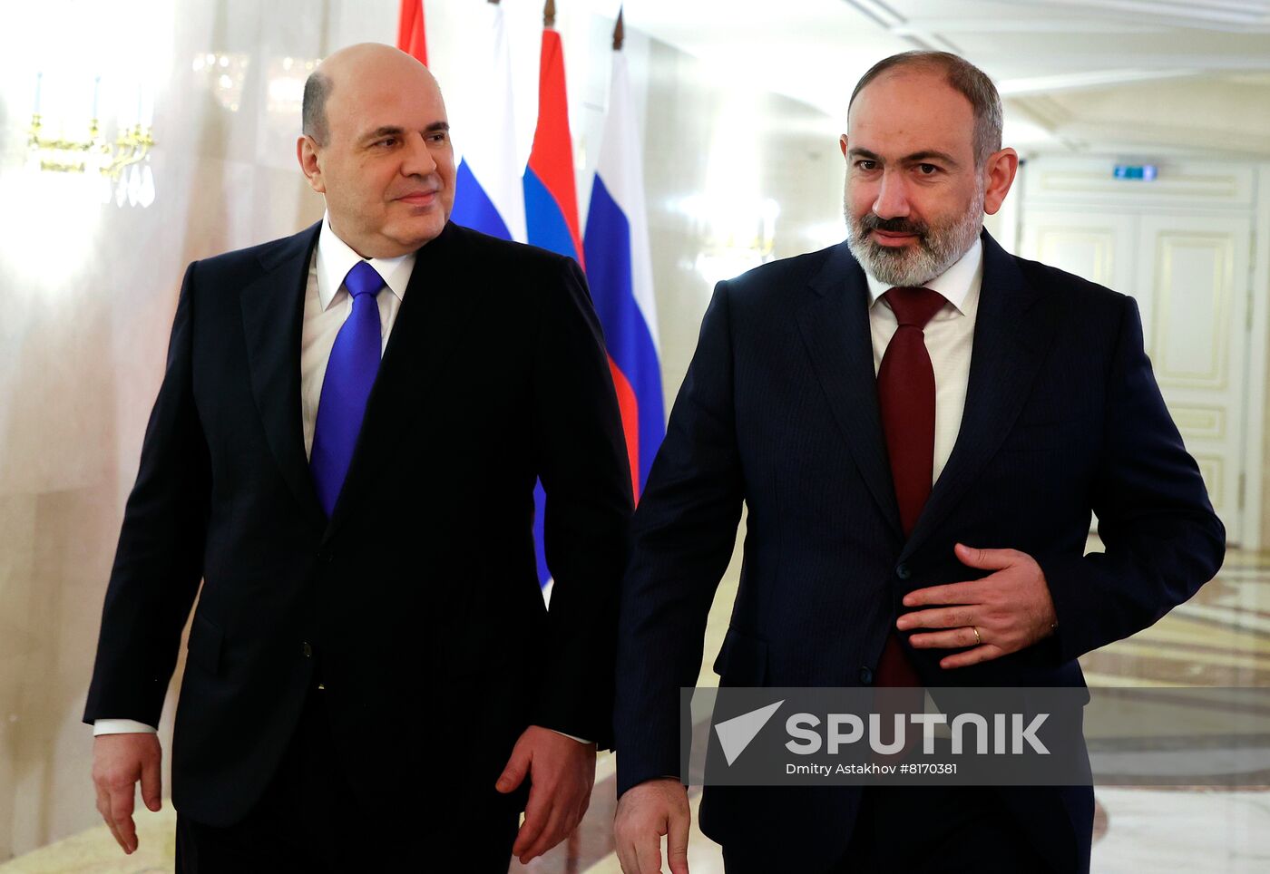 Russia Mishustin Pashinyan