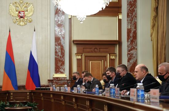 Russia Mishustin Pashinyan