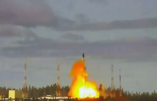 Russia Ballistic Missile Launch