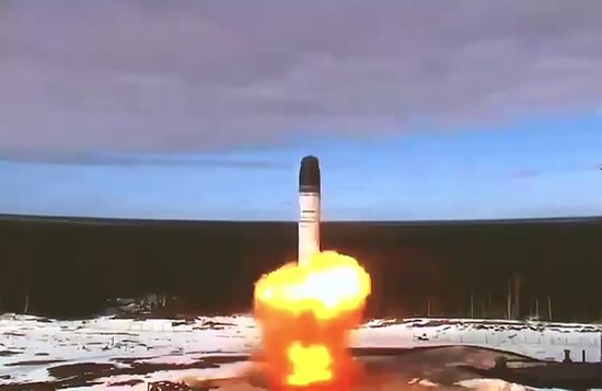 Russia Ballistic Missile Launch