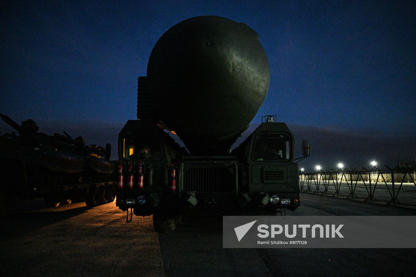 Russia WWII Victory Parade Rehearsal