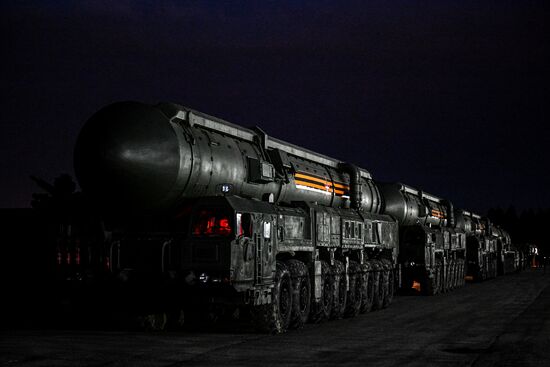 Russia WWII Victory Parade Rehearsal