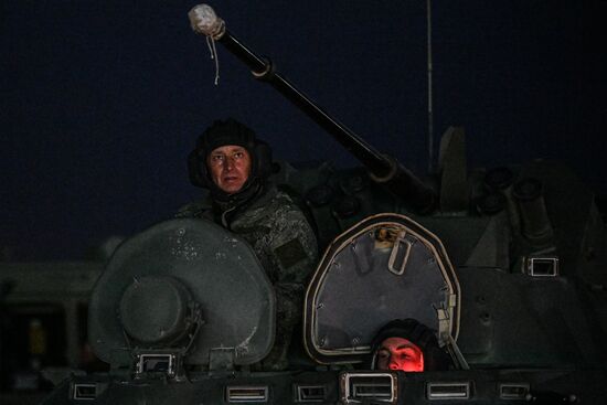 Russia WWII Victory Parade Rehearsal