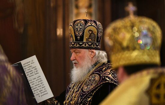 Russia Religion Patriarch Holy Week