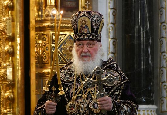Russia Religion Patriarch Holy Week