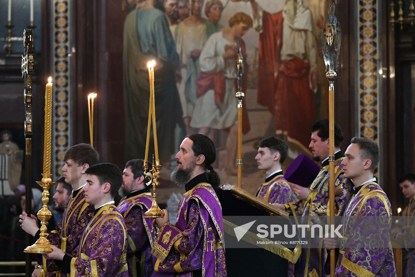 Russia Religion Patriarch Holy Week