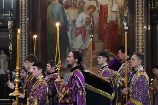 Russia Religion Patriarch Holy Week