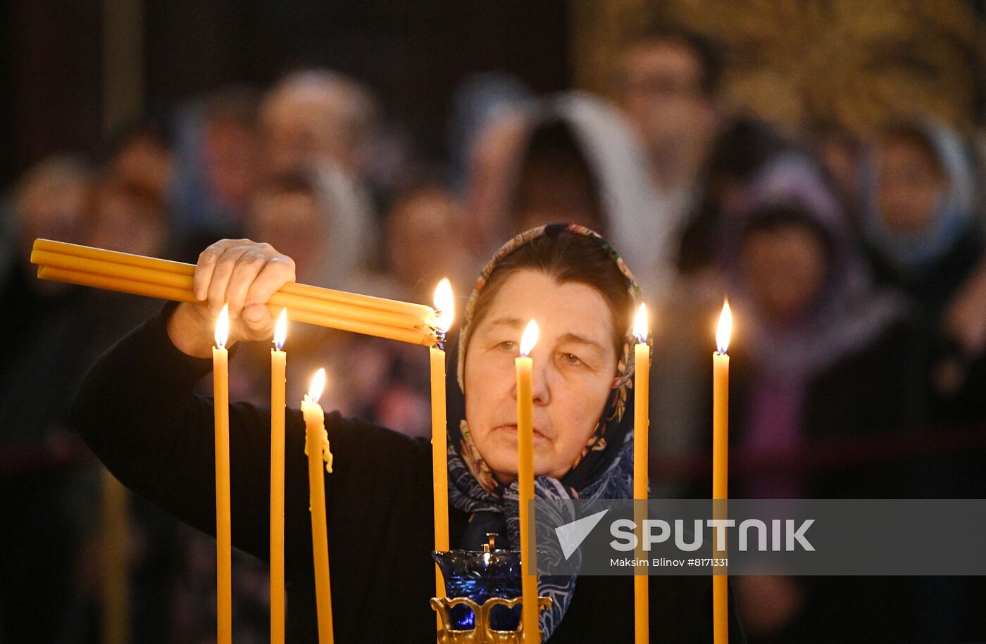 Russia Religion Patriarch Holy Week