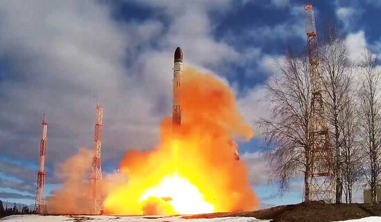 Russia Ballistic Missile Launch