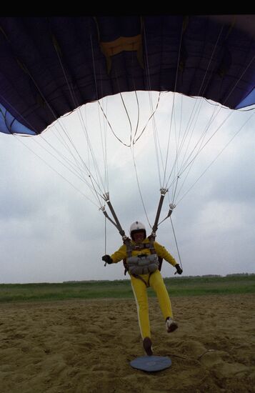 Soviet parachutist Kuritsyna