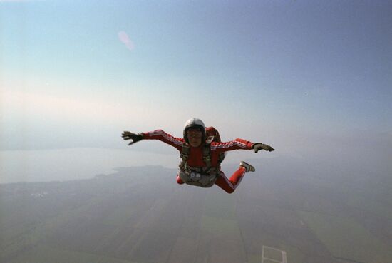 Soviet parachutist Zinaida Kuritsyna