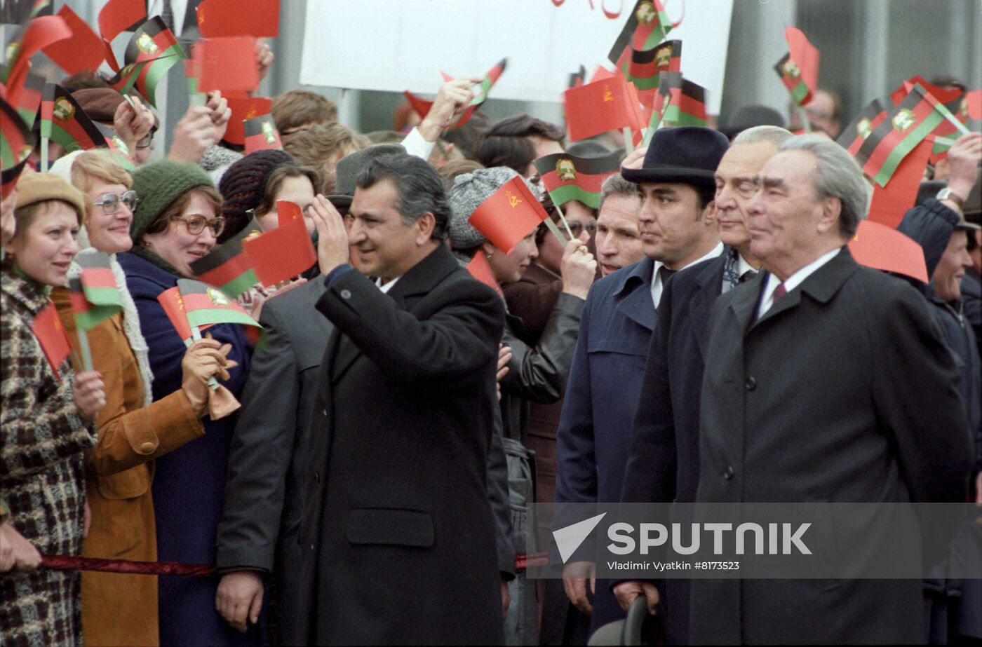 General Secretary of People's Democratic Party of Afghanistan Babrak Karmal visits USSR