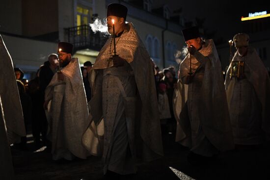 Russia Regions Orthodox Easter