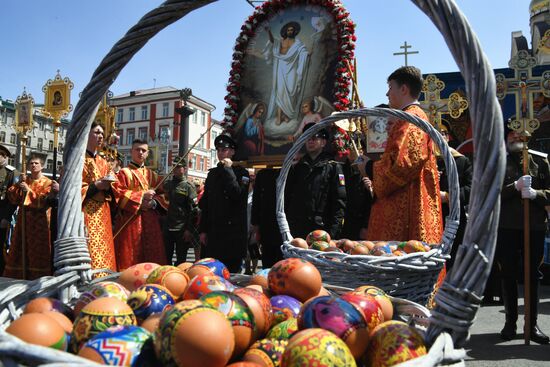 Russia Regions Orthodox Easter