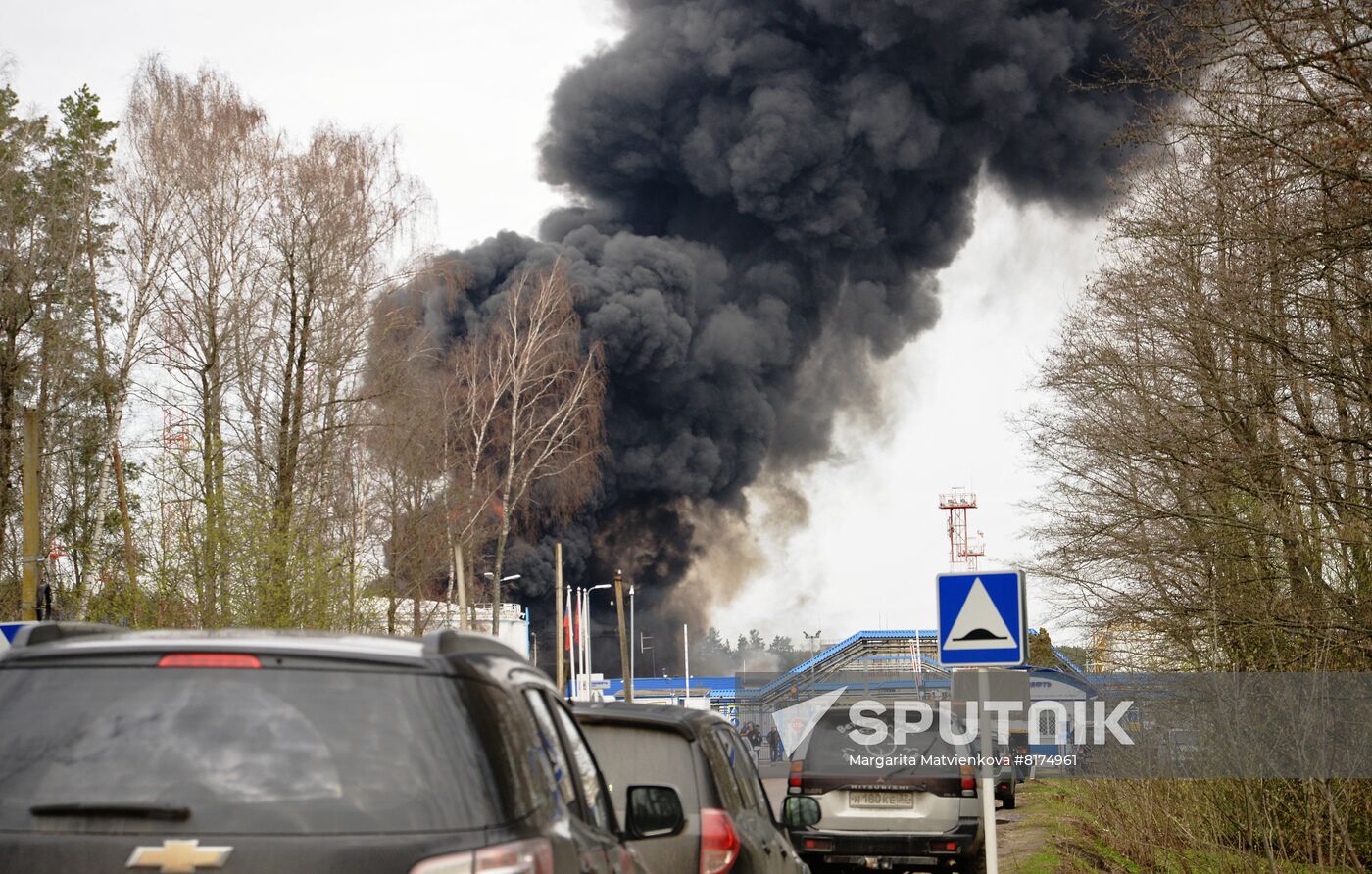 Russia Fuel Depot Fire