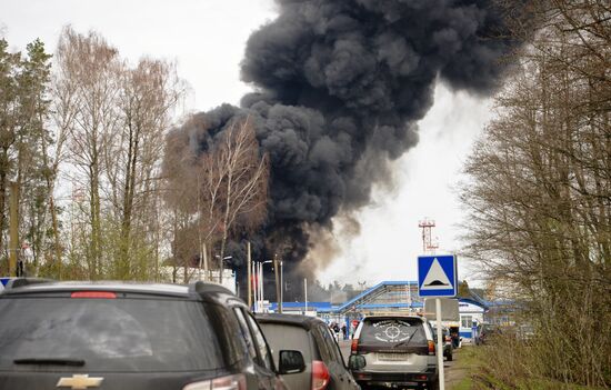 Russia Fuel Depot Fire
