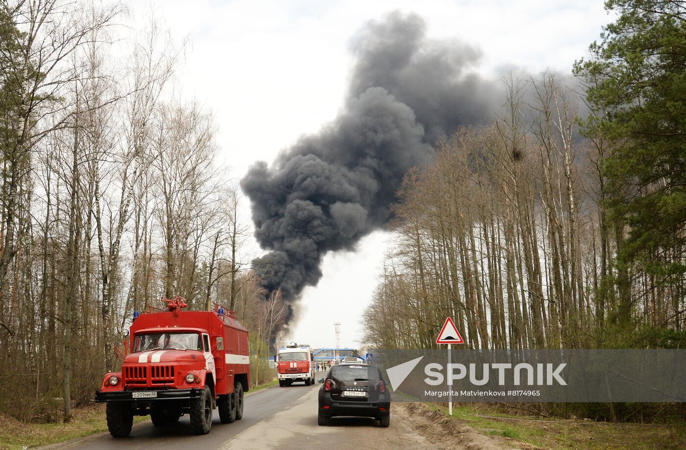 Russia Fuel Depot Fire