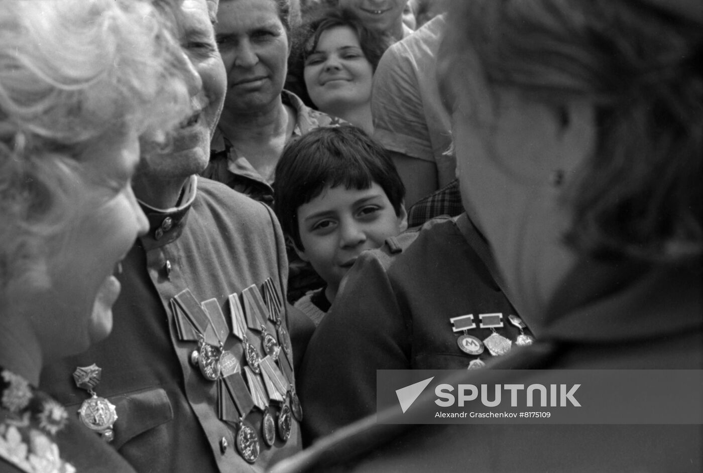 Celebrating Victory Day in Gorky Park