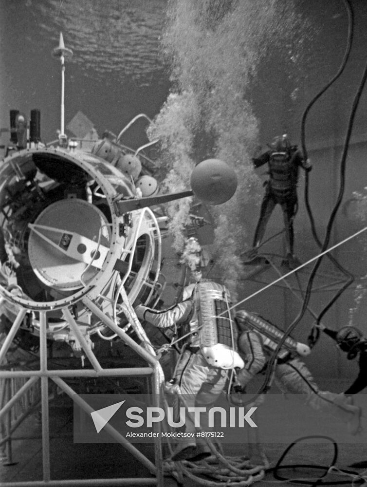 Crew of Soyuz-35 spaceflight Leonid Popov and Valery Ryumin