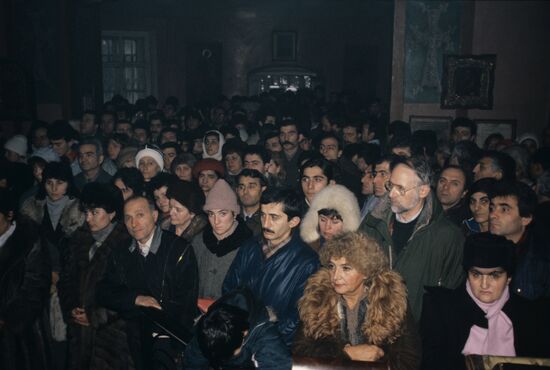 One year since Spitak earthquake