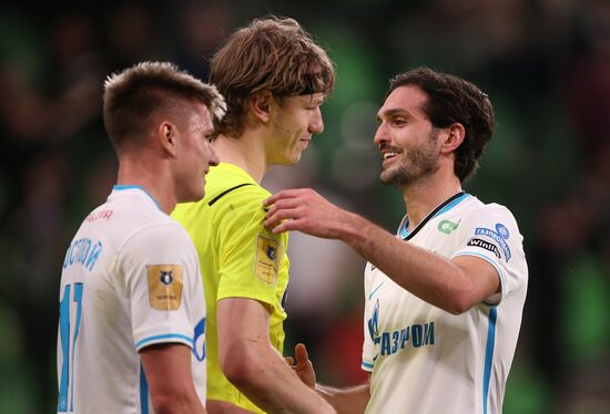 Russia Soccer Premier-League Krasnodar - Zenit