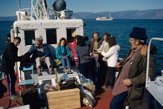 Soviet-American scientific expedition on Baikal research