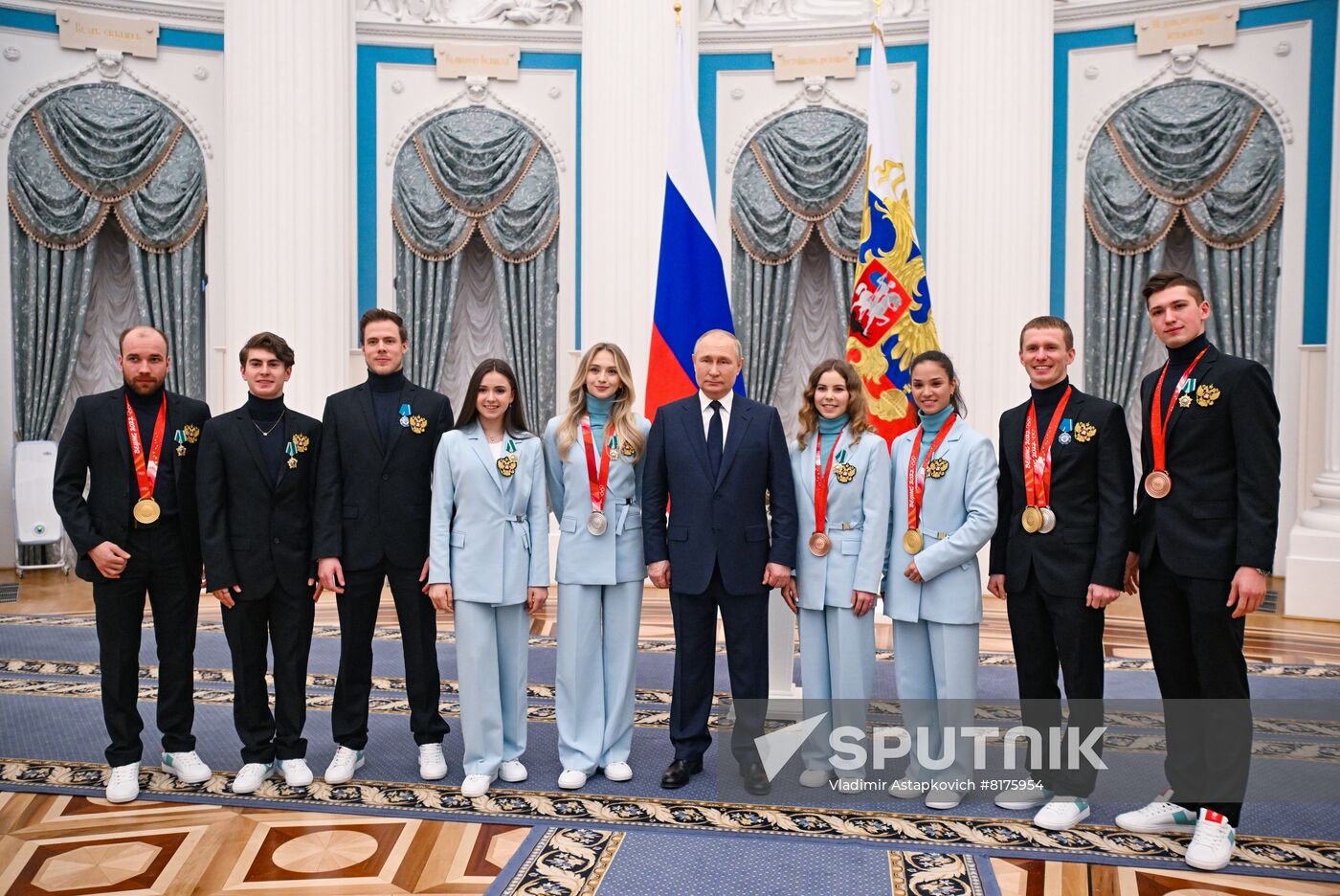 Russia Putin Olympic Medalists
